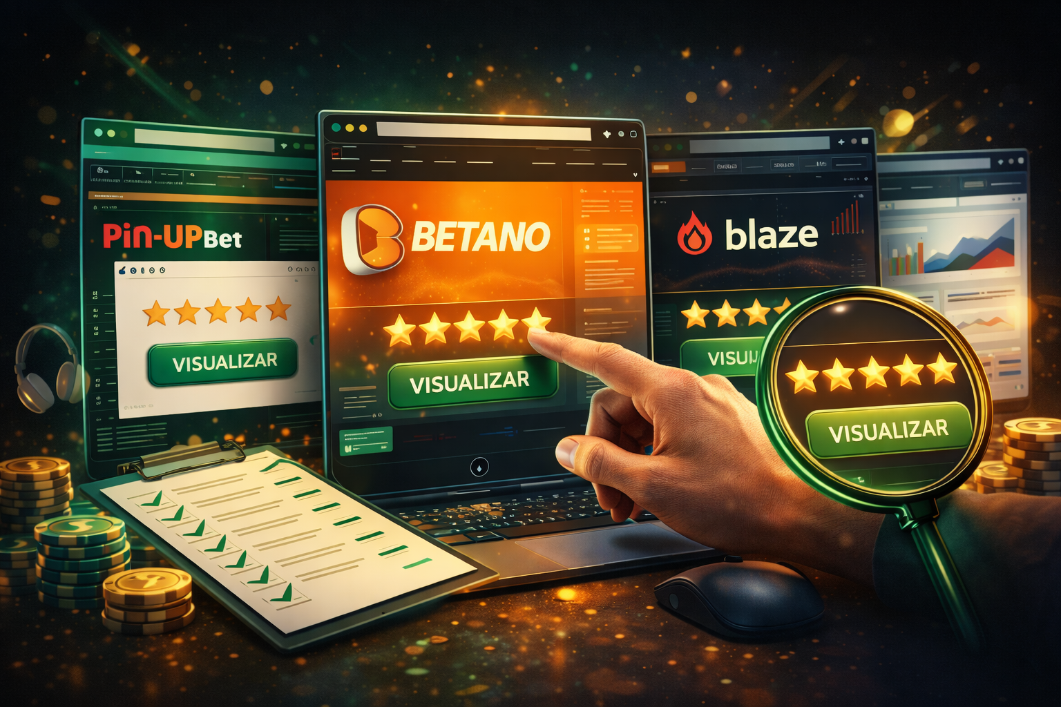 imagem de plataforma de cassino em destaque